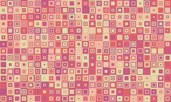 Elegant mosaic tile pattern with vibrant colours. Perfect for textile, decorative covers, or modern graphic design with structured and symmetrical appeal.
