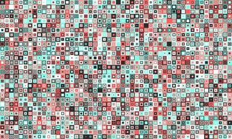 Abstract cube mosaic with structured colors and elegant simplicity. Ideal for textiles, creative prints, and decorative backgrounds. vector