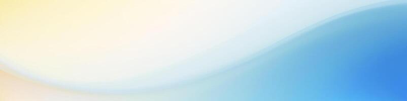 Abstract Pastel Yellow Blue Gradient Soft Wave Background Design vector
