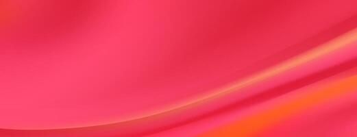 Abstract Pink and Orange Gradient Curved Lines Background Design vector