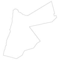 Jordan map in white color vector