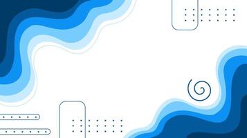 abstract blue background, background with blue waves, minimalist blue backgrounds vector