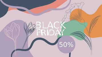 The image features a vibrant and artistic design with organic shapes and earthy colors vector