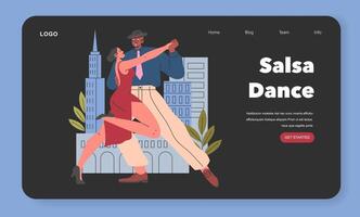 Hobby Dance. Flat Illustration vector