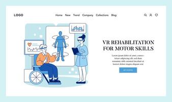 Adaptive Technology. Flat Illustration vector