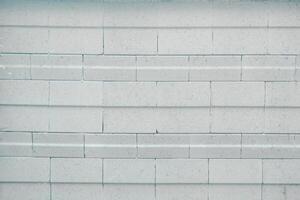 White brick wall for background or texture photo
