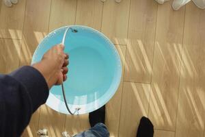 The process of Water Collection in a Modern Home Setting that is both practical and stylish photo