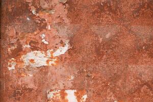 Close-Up of Textured Rusty Metal Surface Background photo