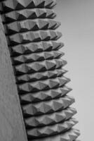 Dark Graphite Cured Spiky Cylinder Detailed Stock Photo For Mechanical Backgrounds