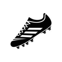 Minimalist Football Boot Silhouette Icon for Graphic Projects vector