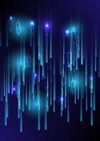 Abstract background with blue lines gradient vector