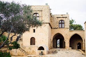 a monastery in the Mediterranean style of Ayia Napa, Cyprus photo