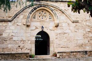 a monastery in the Mediterranean style of Ayia Napa, Cyprus photo