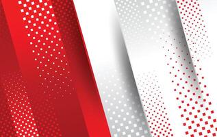 abstract red white background design vector