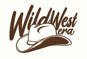 Wild West Design for Print vector