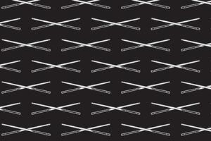 stick billiard crossed silhouette seamless pattern on black background. cue pool, stick snooker object illustration pattern background for billiard decoration and merchandise vector