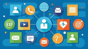 how to create a social media marketing strategy vector