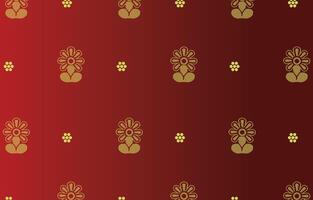 beautiful floral pattern for fabric vector