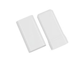 3d Mockup of White Empty Open sun stick Top View 3d Illustration png
