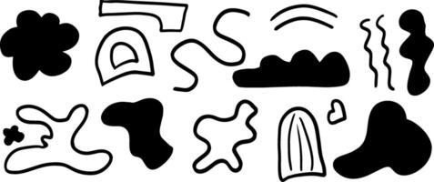 Abstract Minimalist Illustrations for Artistic Projects vector