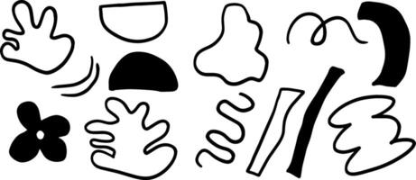 Minimal Abstract Art Pack for Creative Projects vector
