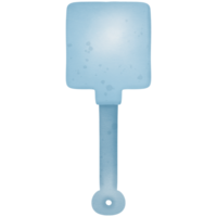 blue plastic sand play tool hand drawn transparency illustration png