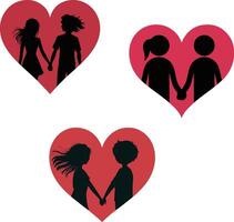 A white background with a large red heart vector