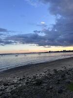 Calm beach day photo