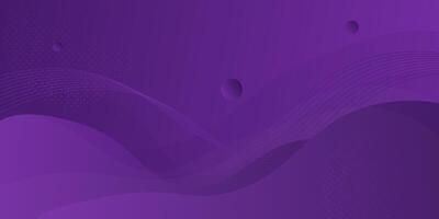 Popular dark purple wavy abstract background with shadow and wavy lines. Purple gradient color on the background. Eps10 vector