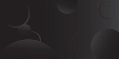 Dynamic colorful black gray gradient 3D abstract background with circle and line pattern. Black gradient colorful background. Eps10 vector