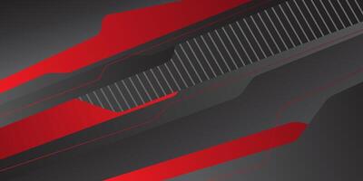 Abstract grey and red dynamic gradient background with 3D overlapping look and simple square pattern. Cool and luxury design. Eps10 vector