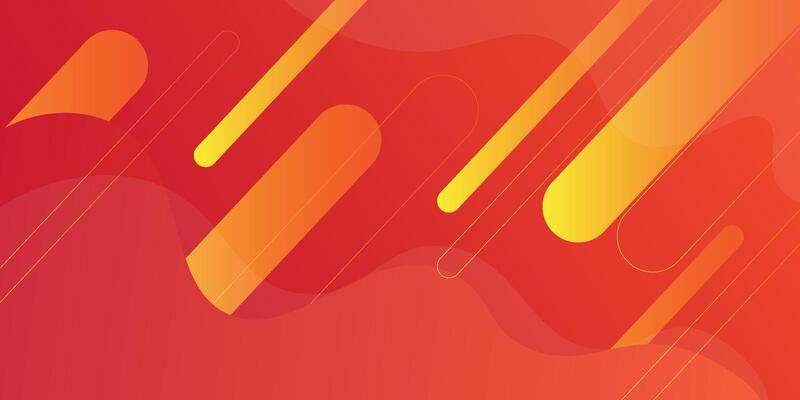 Abstract colorful yellow and orange gradient illustration background with rectangle and 3D wave pattern. Dynamic and luxurious design. Eps10