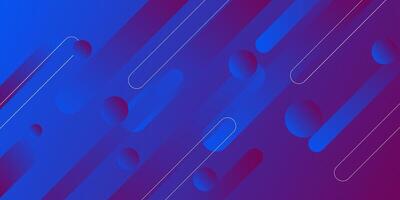 Abstract blue and purple gradient illustration background with 3d view purple rectangle pattern. Dynamic and luxury design. Eps10 vector