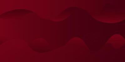 Minimal dynamic dark red fluid textured background design in 3D style with liquid color patterns. vector