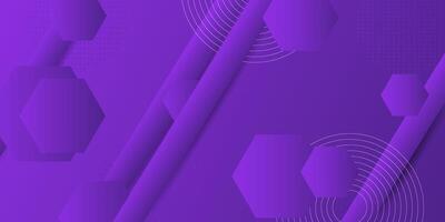 Bright purple dynamic gradient abstract background. Hexagonal pattern shape. Cool design. Eps10 vector