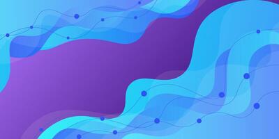 Abstract colorful bright blue background. Wavy fluid shapes with and lines. Bright purple background design. Cool and modern concept. Eps10 vector