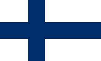 Finland flag background real proportion Finnish flag for decoration ceremony holiday banner frame 3d gradient. vector