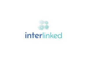Cyber security network connection star link technological logo vector