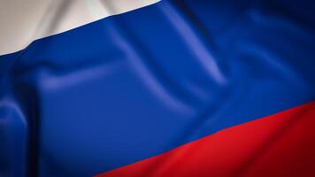 The Russia flag for national or Background concept 3d rendering. photo