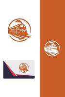 Velocity Rail Train Logo vector