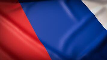 The Russia flag for national or Background concept 3d rendering. photo