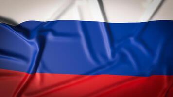 The Russia flag for national or Background concept 3d rendering. photo
