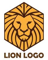 lion logo creative and original for your business or company logotype illustration isolated on white background vector