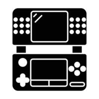 Game console icon on white background vector