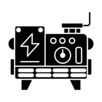 Generator icon on white background vector