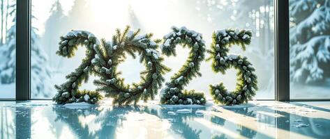 snow-covered evergreen 2025 photo