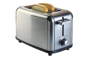 A toaster with two slices of bread on it png
