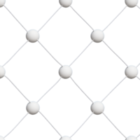 White Mesh Pattern with Nodes on Transparent Background png
