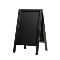 A-frame chalkboard sign for menus and promotions on transparent background png