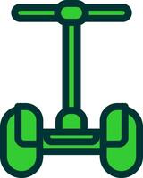 Segway Colorful Icon Style vector